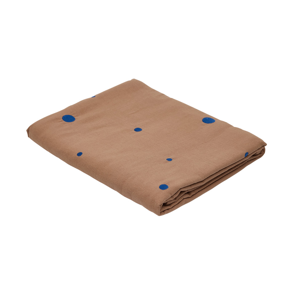 Bilde av OYOY Nori bordduk 140x200 cm Terracotta-optisk blå