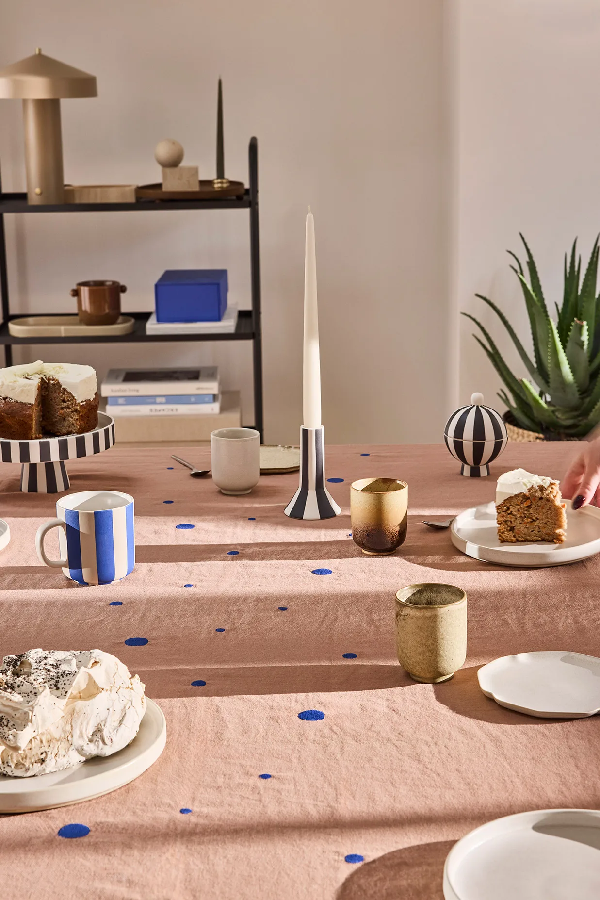 Nori desserttallerken 13x15 cm 2-pakning, Mellow OYOY