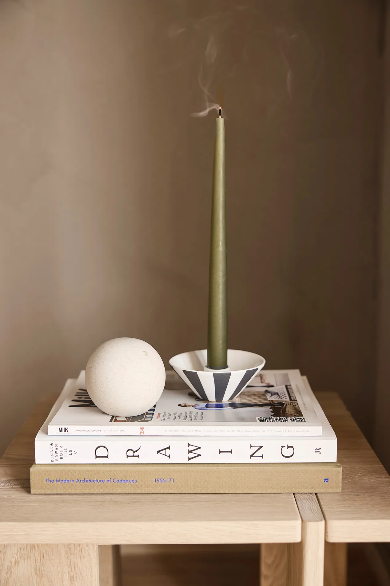 OY Square avlastningsbord lavt 36x40x40 cm, Nature OYOY