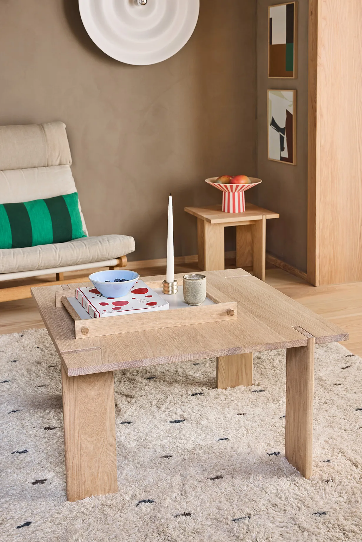 OY Square salongbord 40x75x75 cm, Nature OYOY