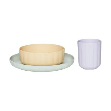 Pullo servissett 3 deler - Pale mint-vanilla-lavendel - OYOY