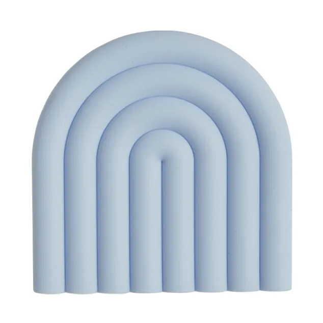 Rainbow bordbrikke 15x15 cm, Ice blue OYOY