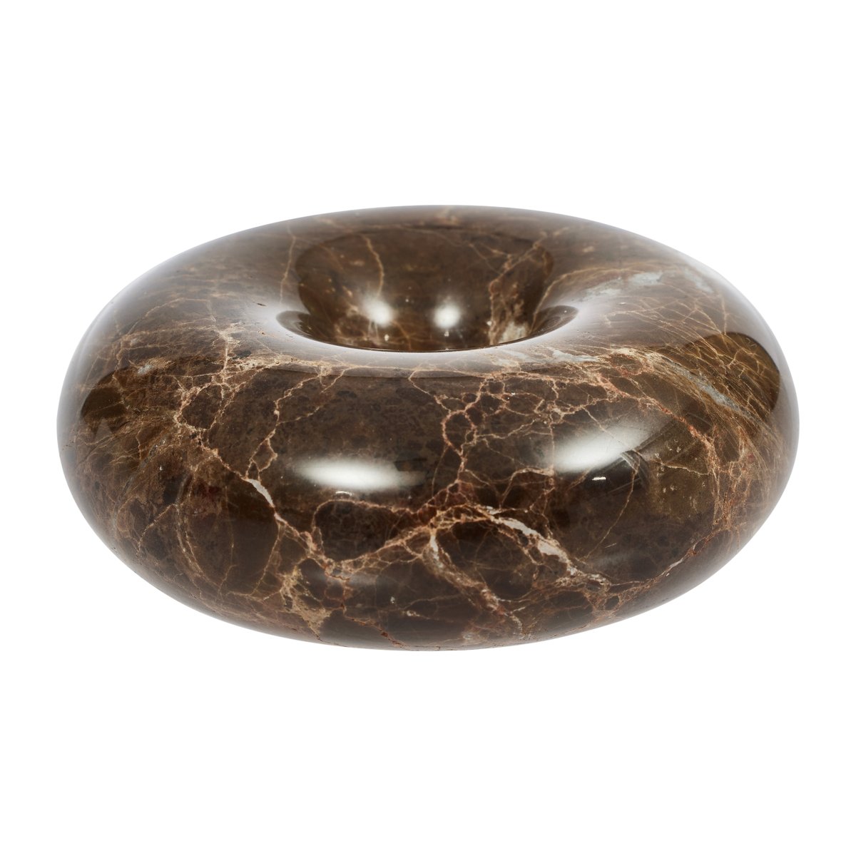 OYOY Savi marmor lysestake small 4 cm Choko