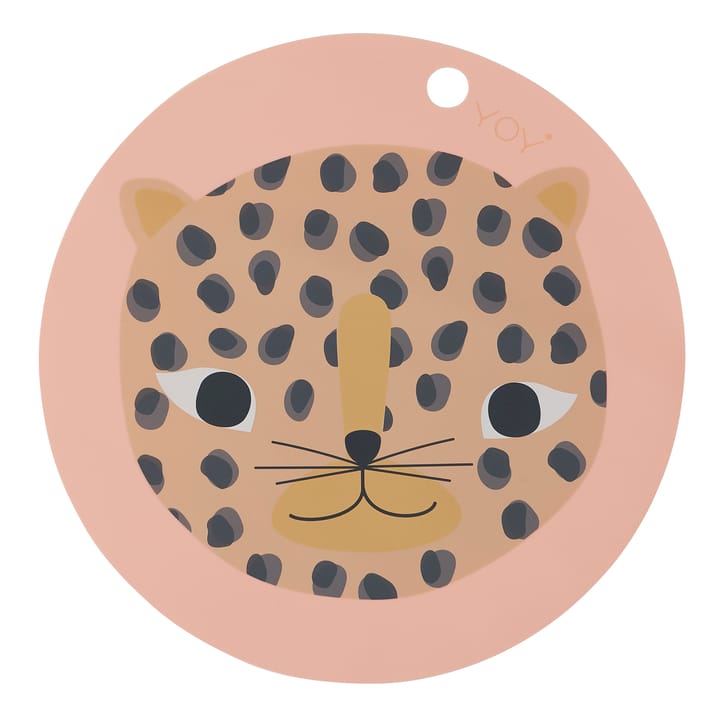 Snow leopard spisebrikke - Coral - OYOY