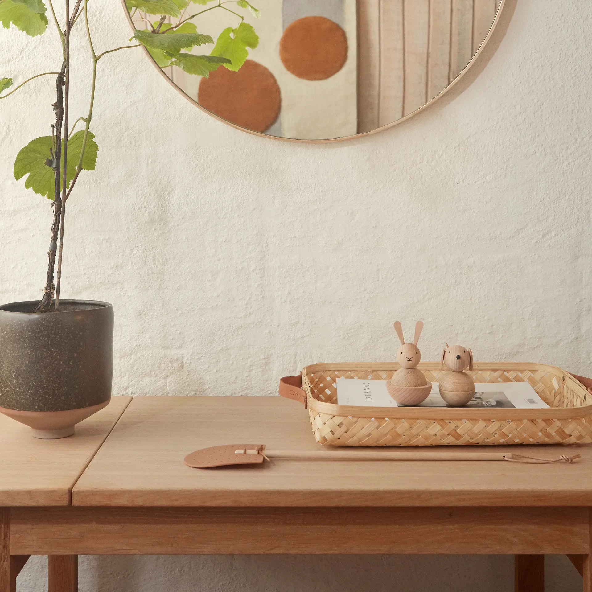 Sporta brødkurv 42x28 cm, natur OYOY