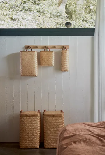 Sporta veggkurv 10 x 35 cm - Natur - OYOY