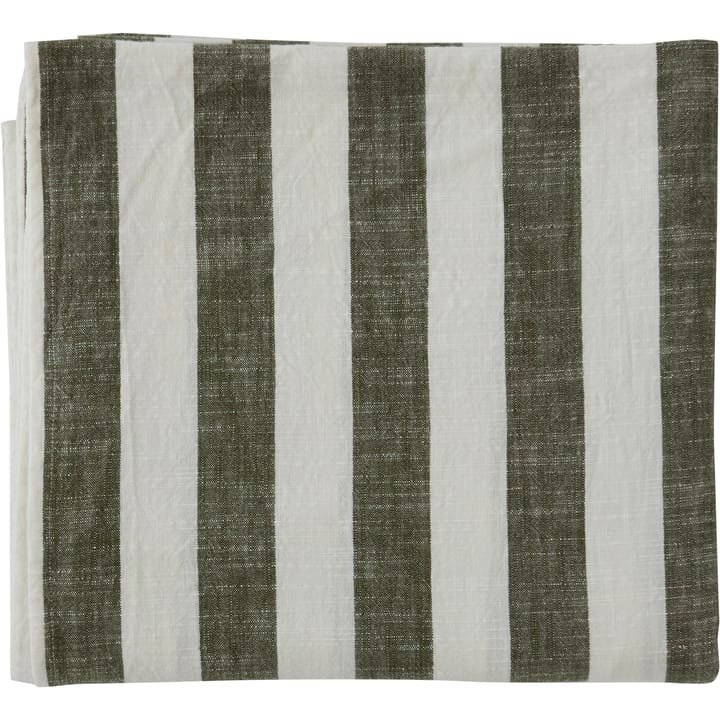 Striped duk 140 x 260 cm - Oliven - OYOY