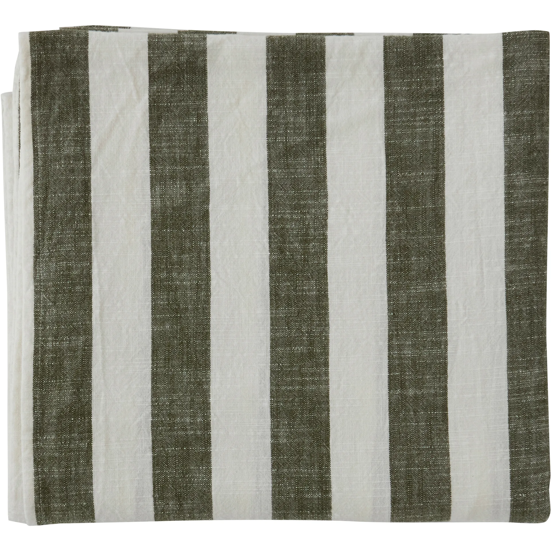 Striped duk 140 x 260 cm, Oliven OYOY