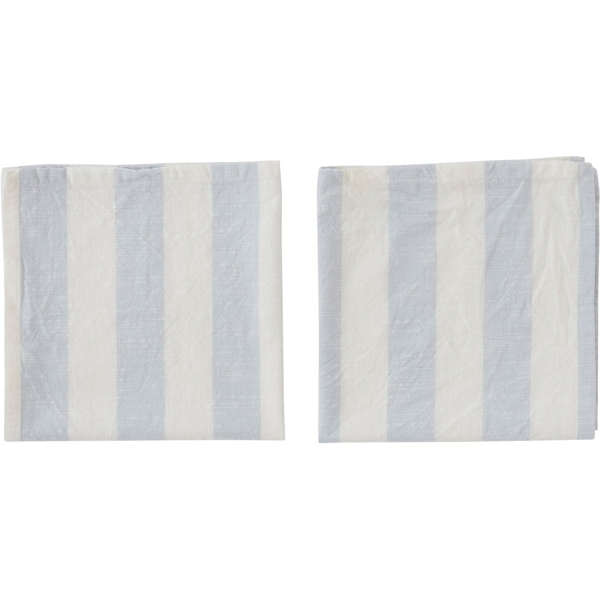 OYOY Striped serviett 45 x 45 cm 2-pakning Ice Blue