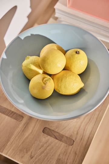 Toppu centerpiece høy 17xØ30 cm - Clay-Ice blue - OYOY