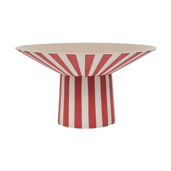 Toppu centerpiece høy 17xØ30 cm - Red-peach - OYOY
