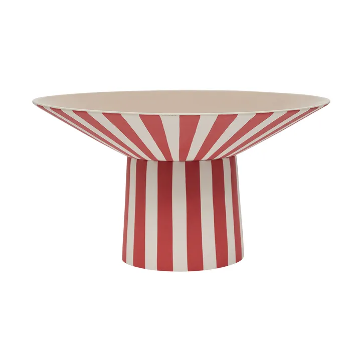 Toppu centerpiece høy Ø30x17 cm - Red-peach - OYOY