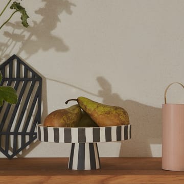 Toppu serveringsfat Ø20 cm - Svart-hvit - OYOY