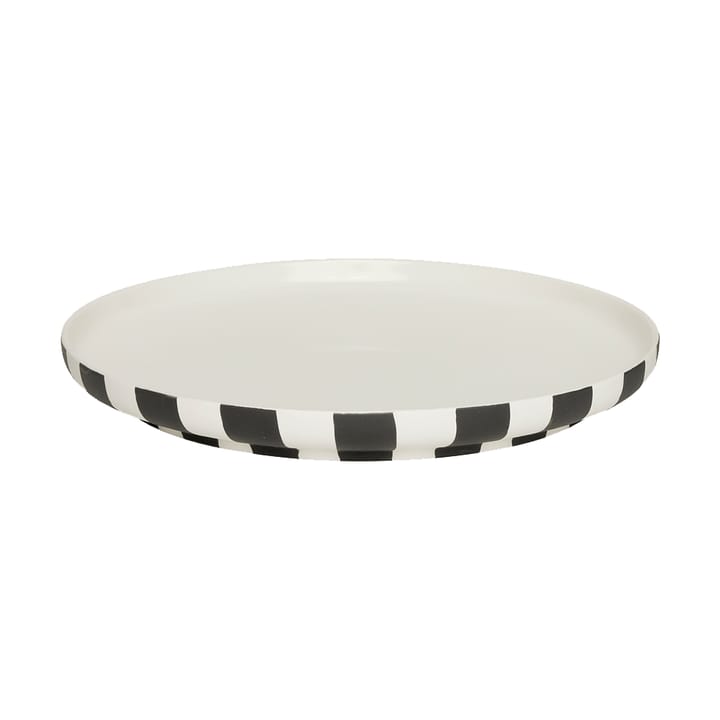 Toppu tallerken Ø26,5 cm - Black-white - OYOY