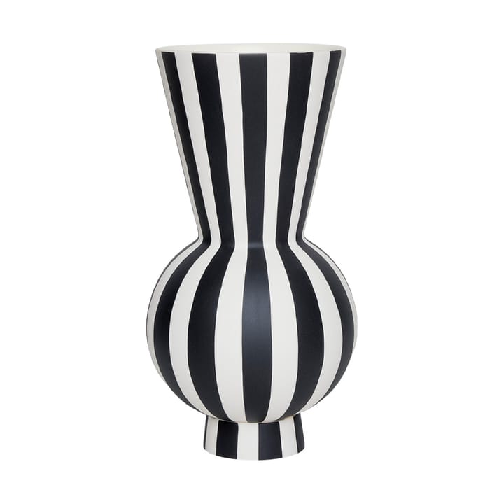 Toppu vase Ø14,5 cm - Black-white - OYOY