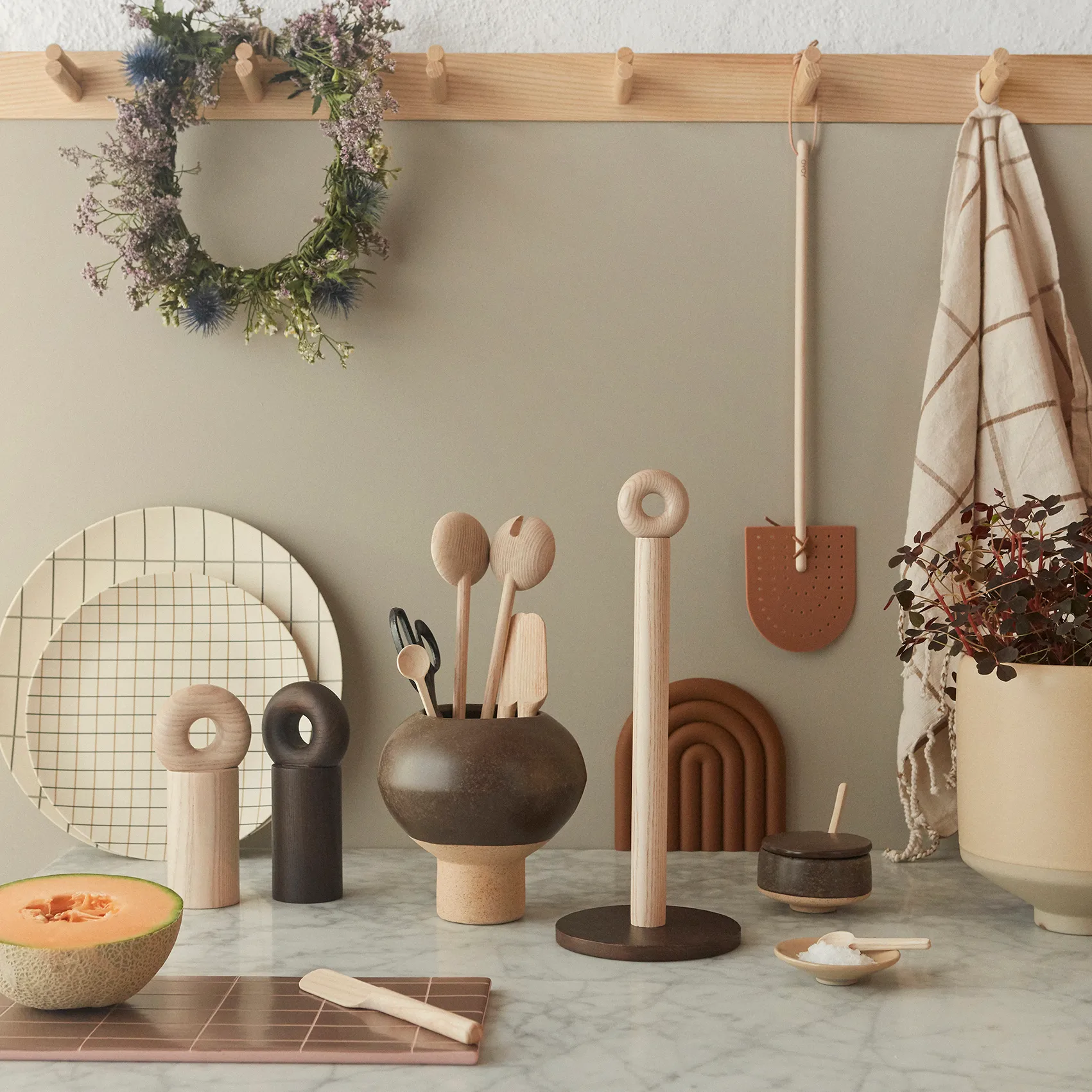 Yumi Spice Spoon treskje 12 cm, Ask OYOY