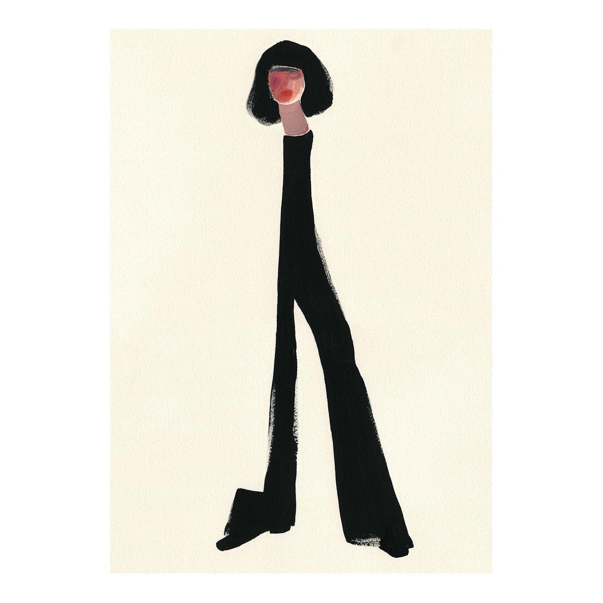Paper Collective Black Pants poster 30x40 cm