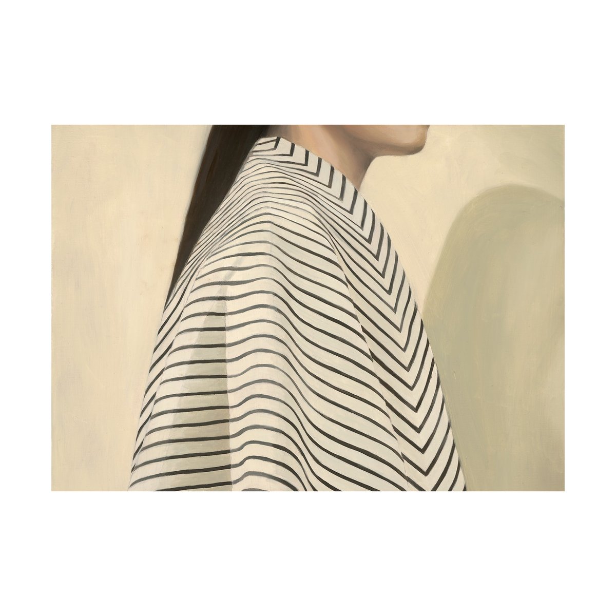 Paper Collective Black Stripes poster 50x70 cm | Skandinavisk Design | Poster | Hvit