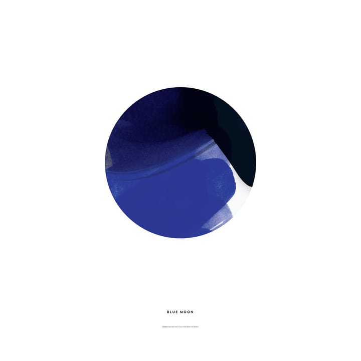 Blue Moon poster - 50x70 cm - Paper Collective