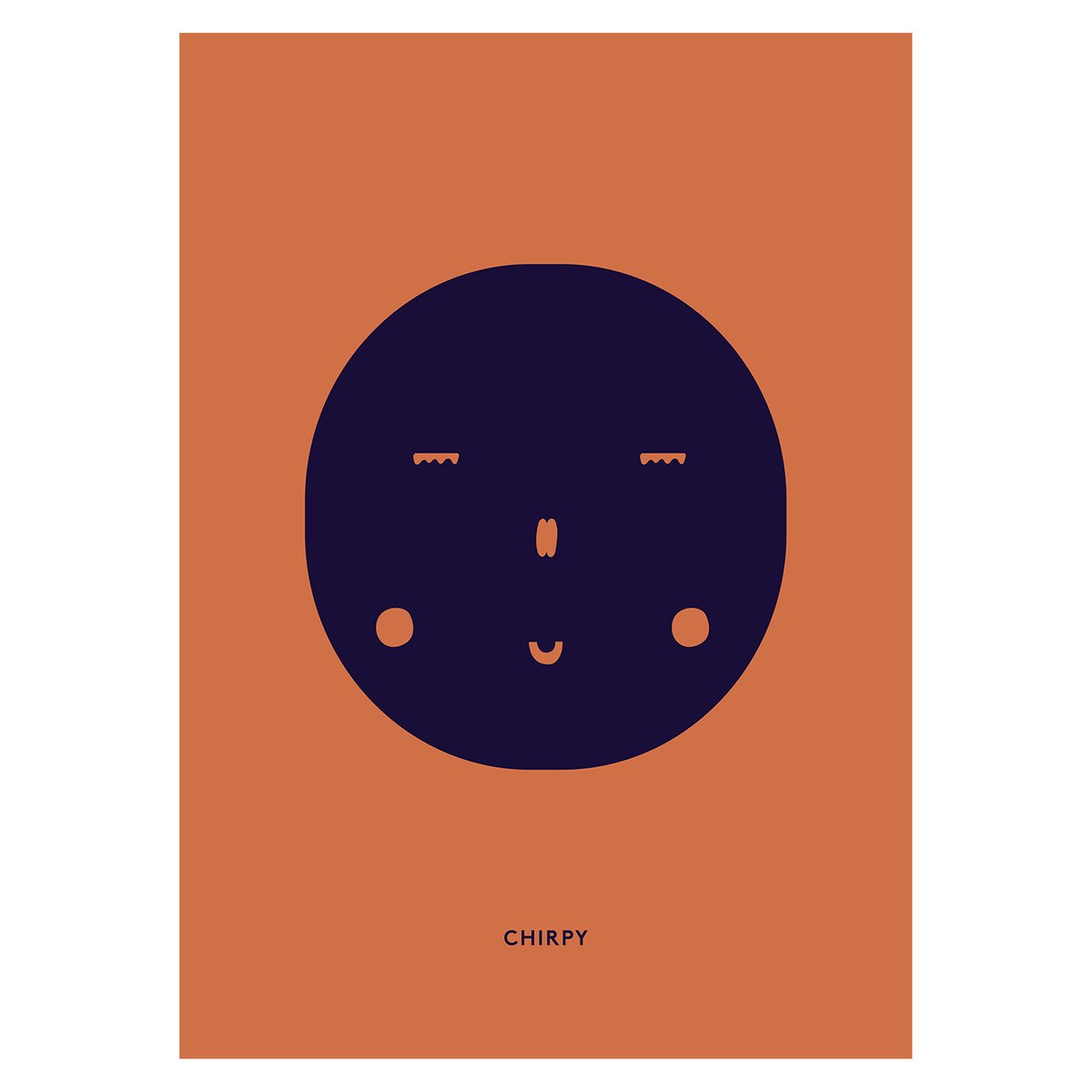 Paper Collective Chirpy Feeling plakat 30 x 40 cm