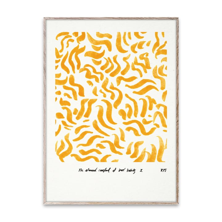 Comfort – Yellow plakat - 30 x 40 cm - Paper Collective