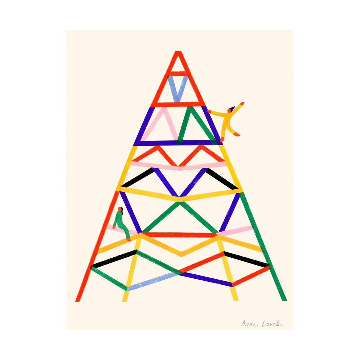 Paper Collective Escalader plakat 50x70 cm