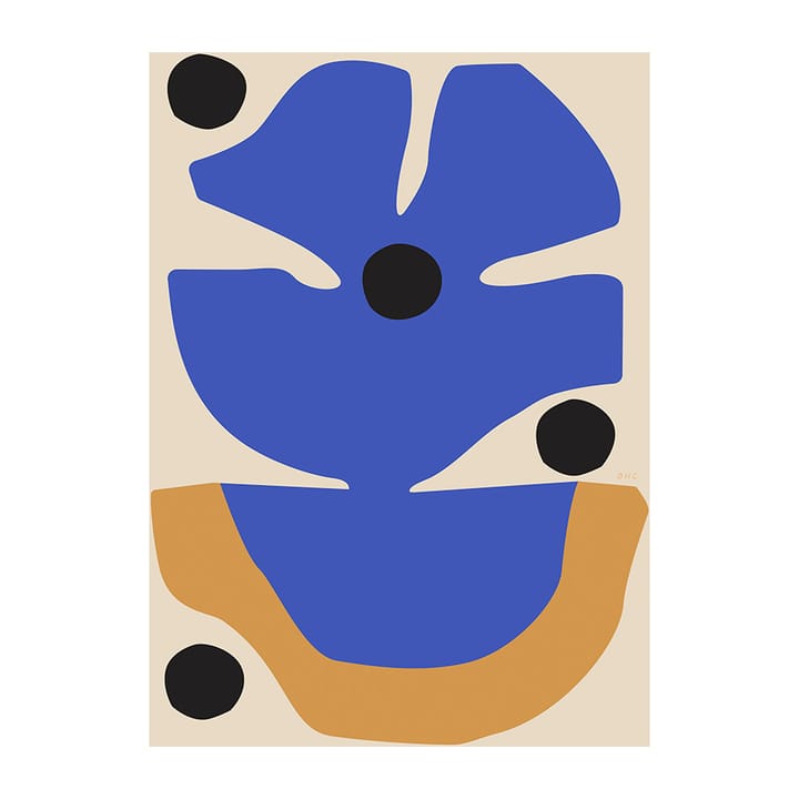 Flor Azul plakat - 30 x 40 cm - Paper Collective