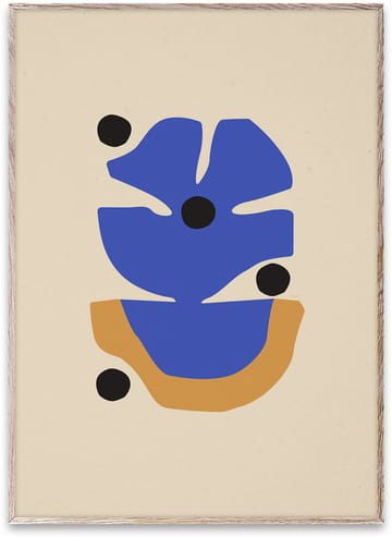 Flor Azul plakat - 50 x 70 cm - Paper Collective