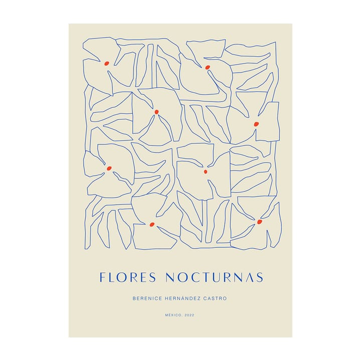 Flores Nocturnas 01 plakat - 30 x 40 cm - Paper Collective