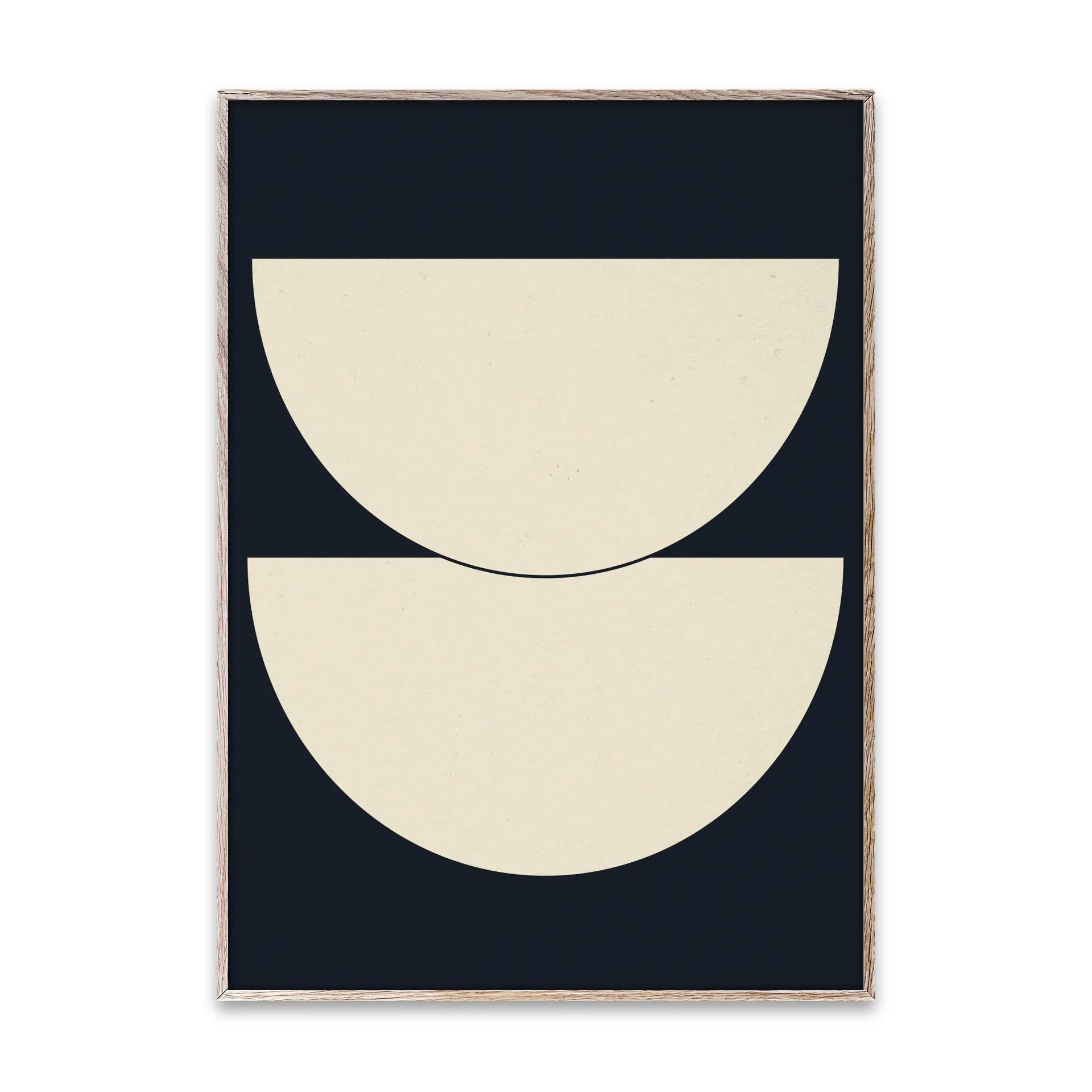 Half Circles I poster blå, 50x70 cm Paper Collective