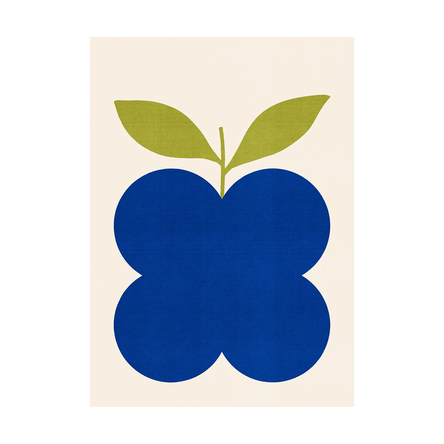 Indigo Fruit poster, 30x40 cm Paper Collective