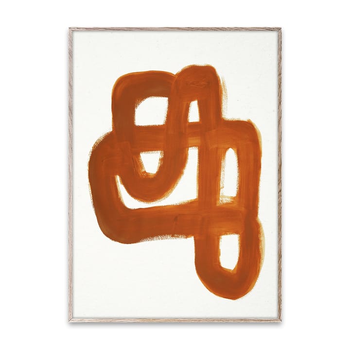Orange Brush plakat, 50 x 70 cm Paper Collective