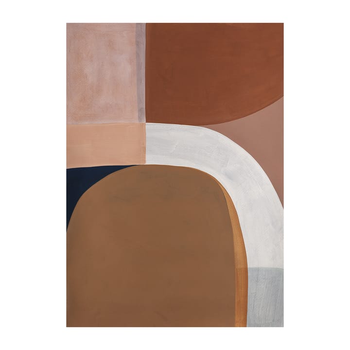 Painted Shapes 01 plakat - 30x40 cm - Paper Collective