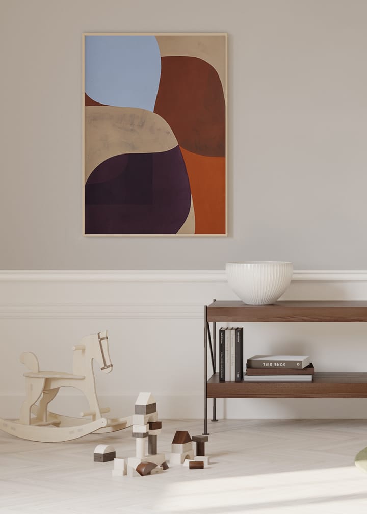 Painted Shapes 02 plakat - 30x40 cm - Paper Collective