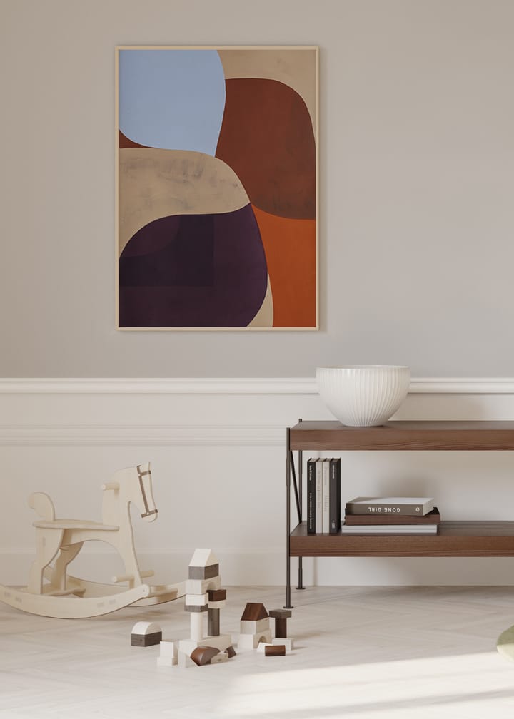 Painted Shapes 02 plakat, 70x100 cm Paper Collective