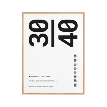 Paper Collective ramme plexiglass-eik - 30x40 cm - Paper Collective