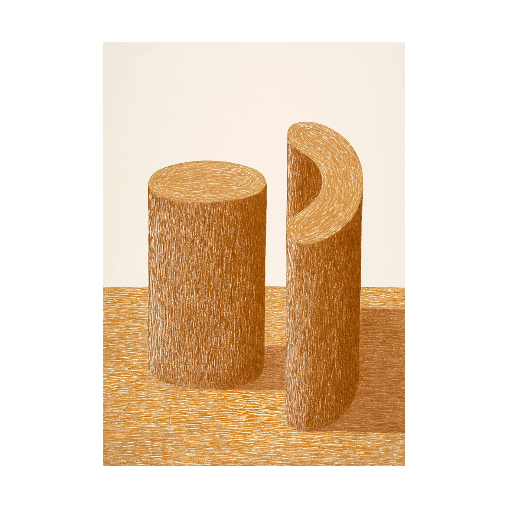 Piliers 02 poster, 30x40 cm Paper Collective