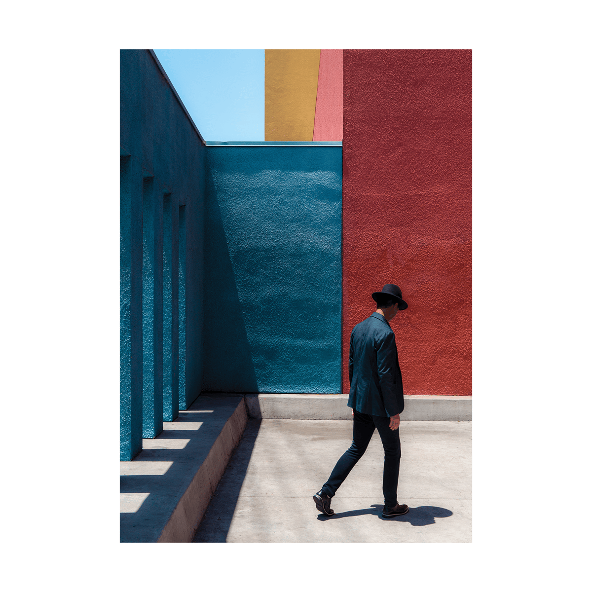 Paper Collective Primary Spaces plakat 50x70 cm