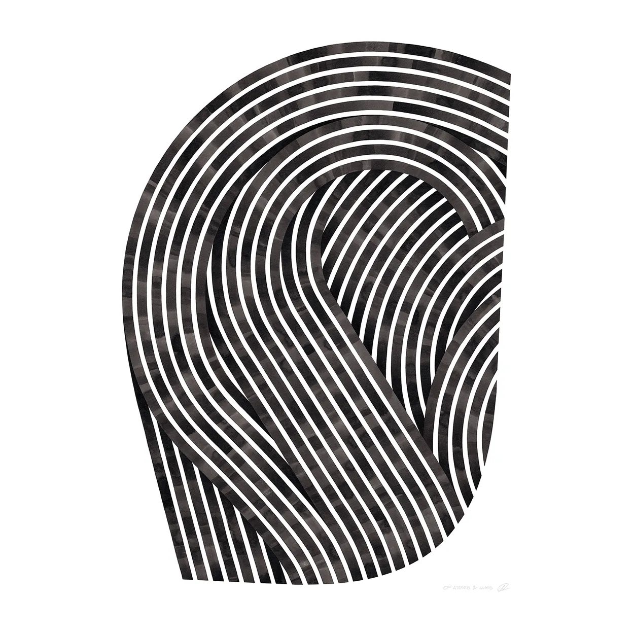 Paper Collective Quantum Fields 01 plakat 70x100 cm