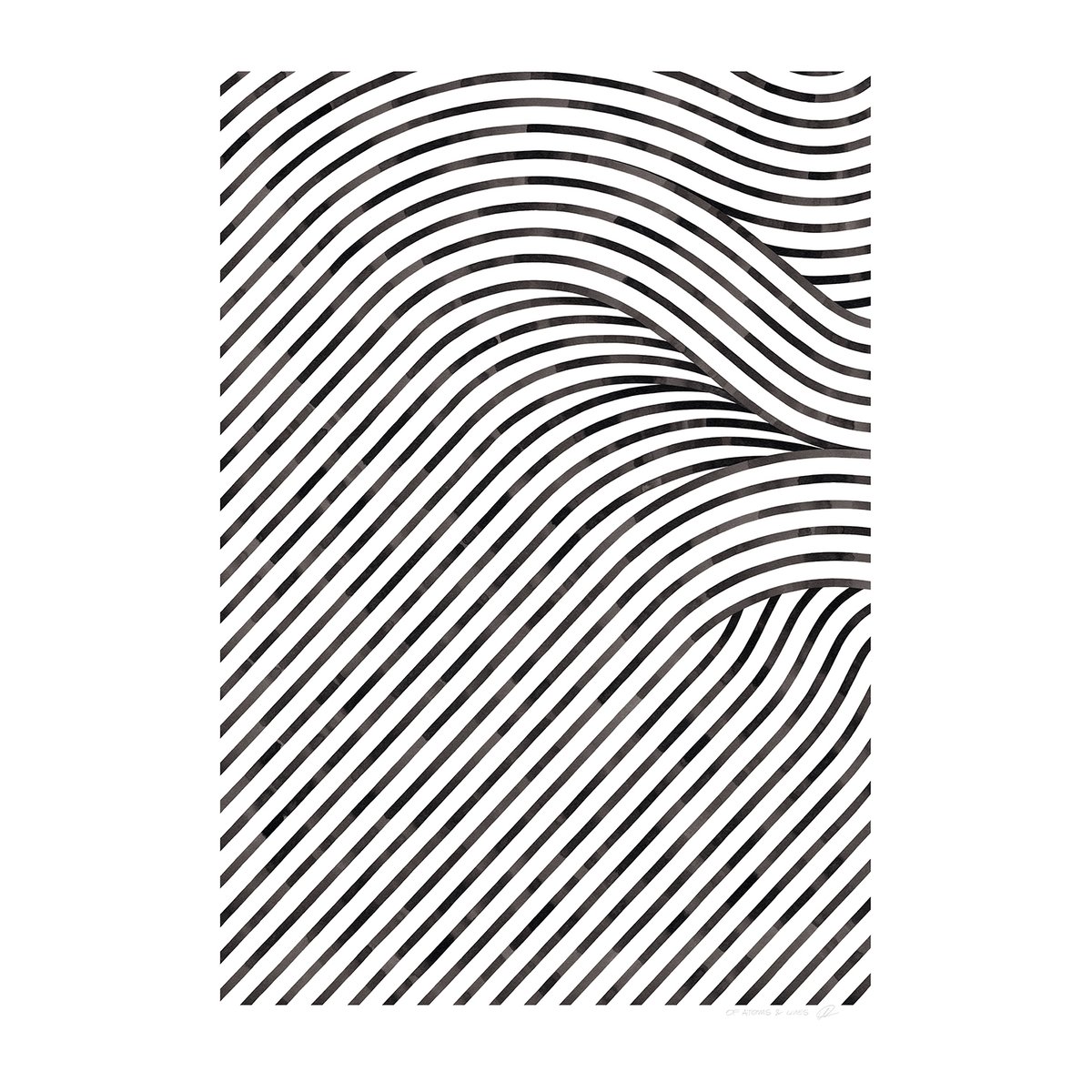 Paper Collective Quantum Fields 02 plakat 50x70 cm