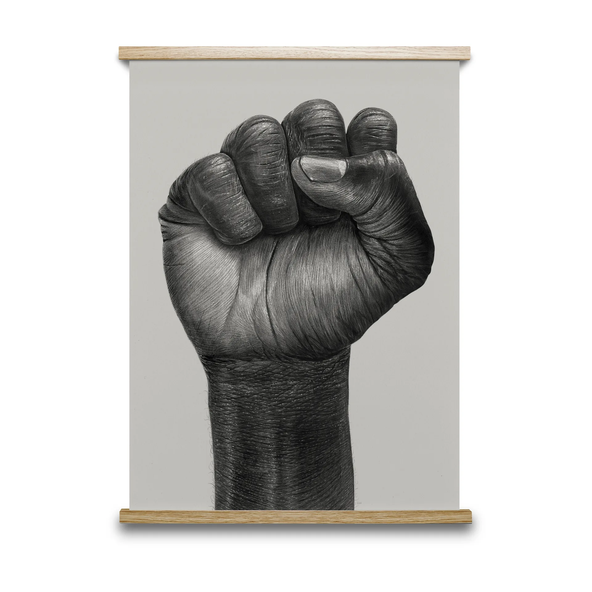 Raised Fist poster, 30x40 cm Paper Collective