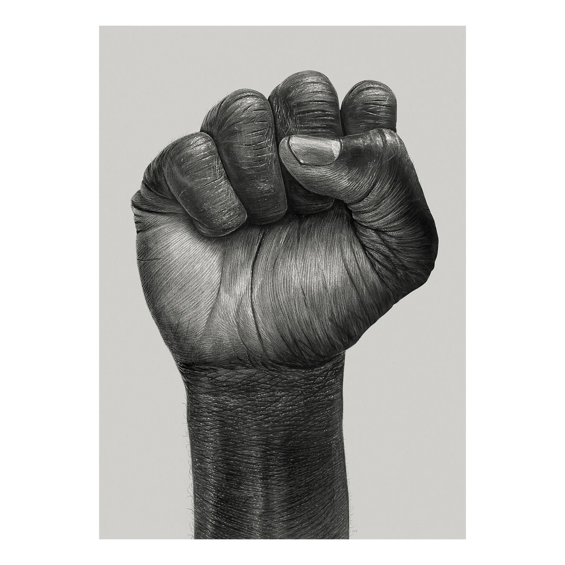 Raised Fist poster, 30x40 cm Paper Collective