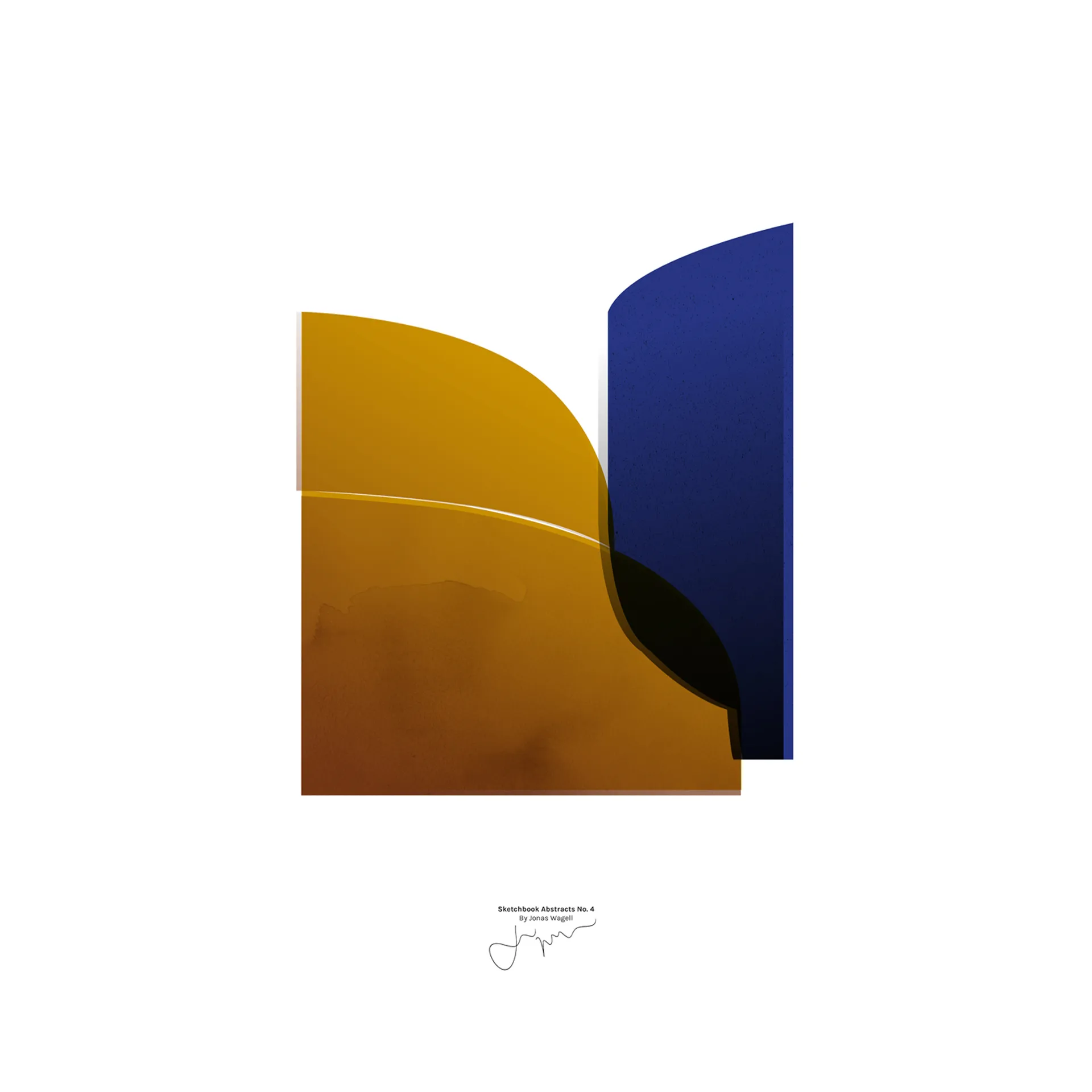 Sketchbook Abstract 04 poster, 50x70 cm Paper Collective