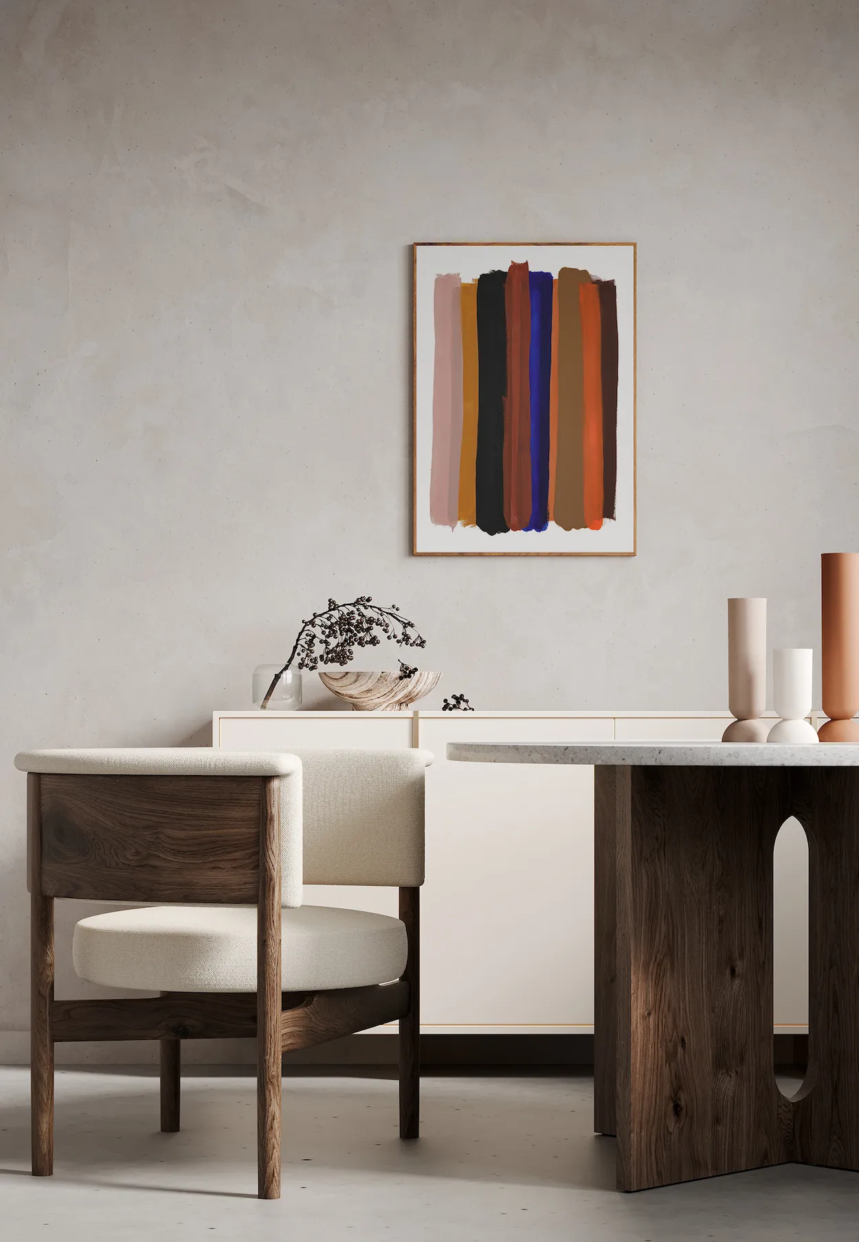 Stripes plakat, 50 x 70 cm Paper Collective