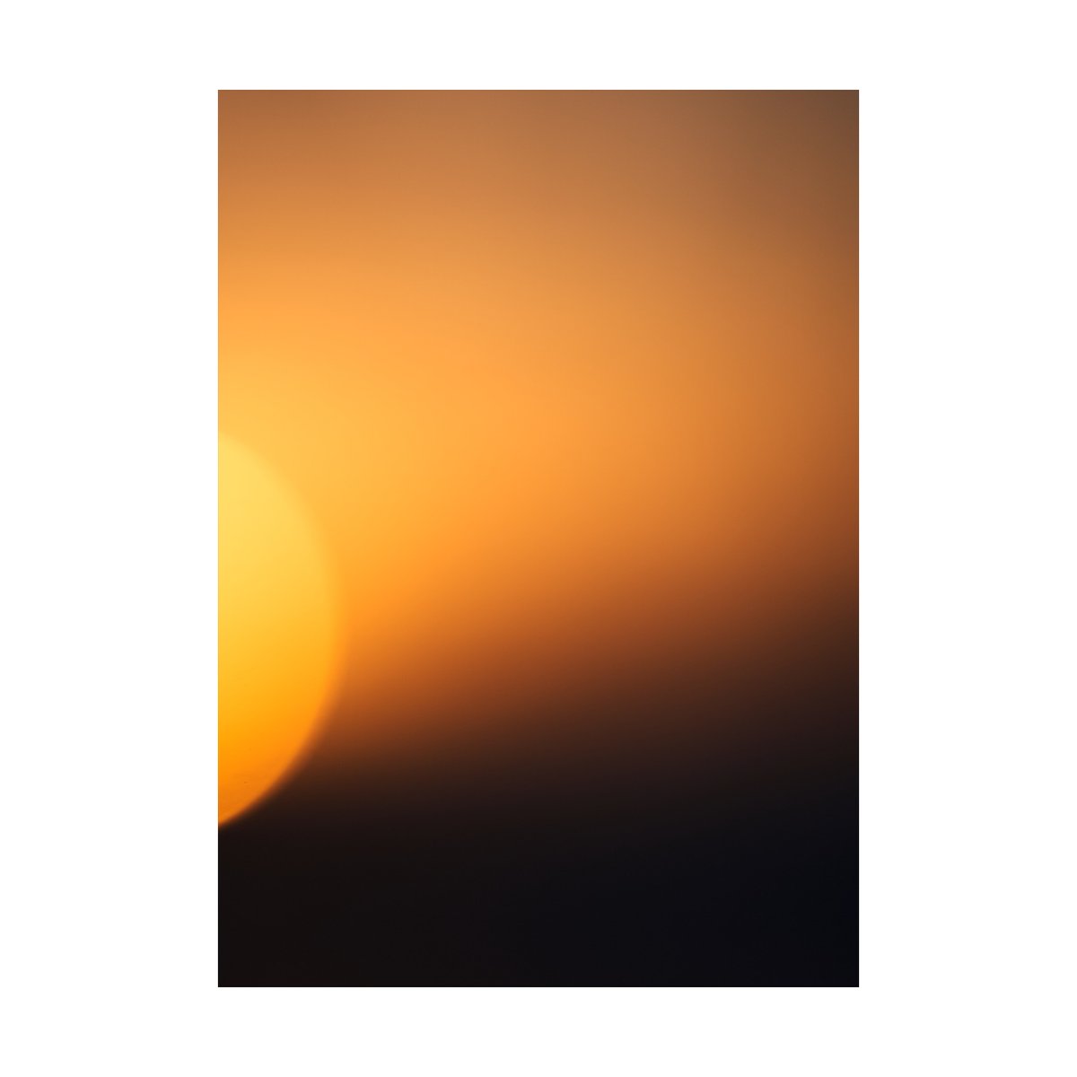 Paper Collective Sunset 01 poster 50x70 cm | Skandinavisk Design | Poster | Oransje