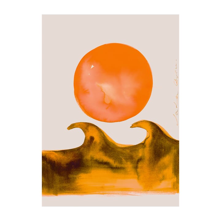Sunset Waves poster - 30 x 40 cm - Paper Collective