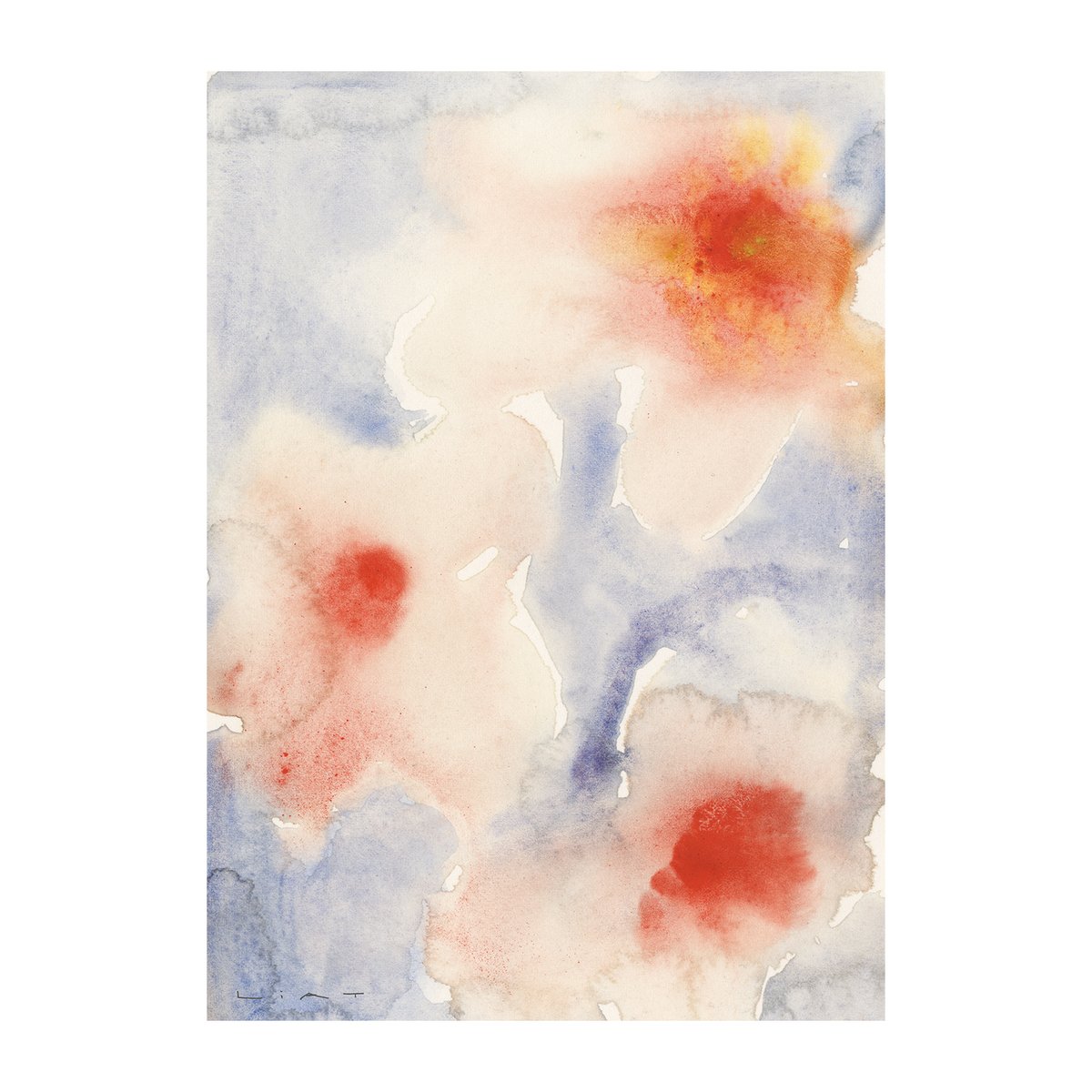 Three Flowers plakat 30 x 40 cm