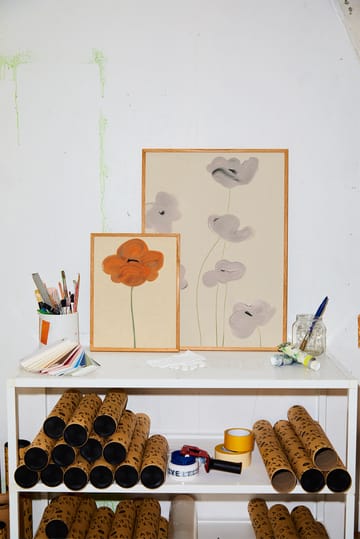 White Vallmo poster - 50 x 70 cm - Paper Collective