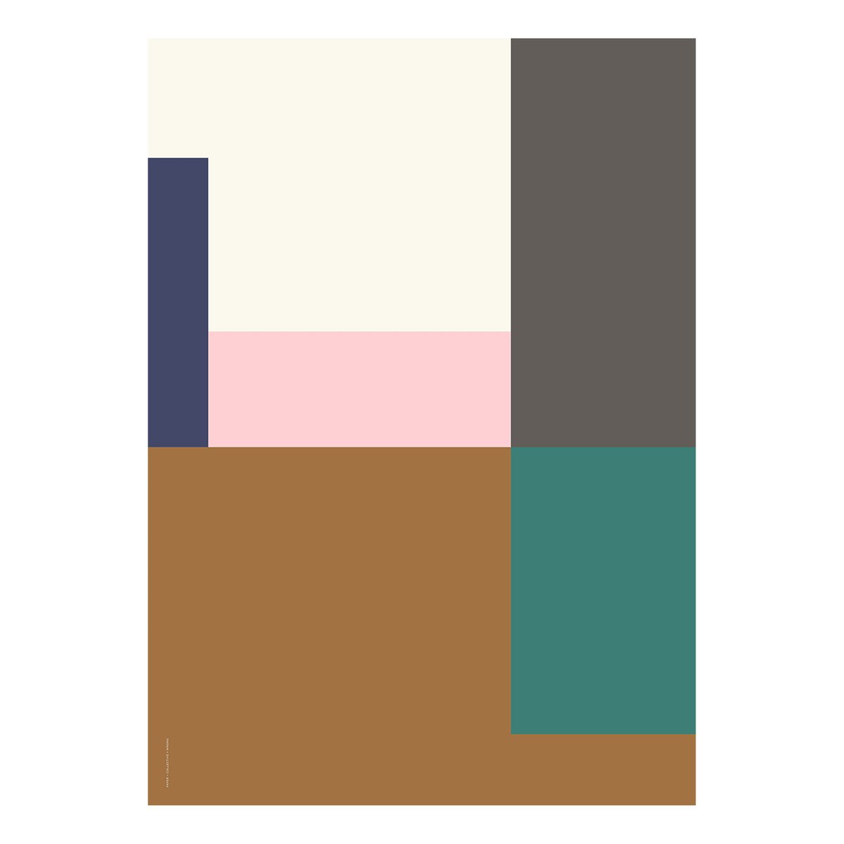 Paper Collective Wrong Geometry poster modell 03, 50x70 cm