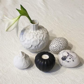 Egg prikkete - hvit-svart - Paradisverkstaden